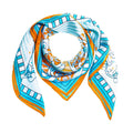 JAMES WOLFE® GOLD COAST | Hand rolled 100% Silk Scarf