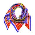 JAMES WOLFE ® TECHNICOLOR DAYDREAM | Hand rolled 100% Silk Scarf